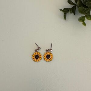 Vintage 90’s Sunflower Stud Earrings